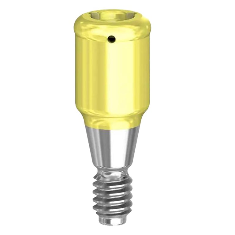 Preat PreatLoc ZrN-Coated Mini Overdenture Attachment Abutment, 4.0mm, Hiossen ETIII Compatible
