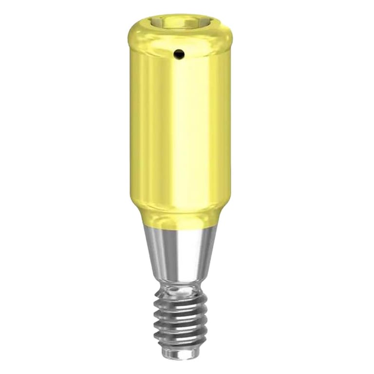 Preat PreatLoc ZrN-Coated Mini Overdenture Attachment Abutment, 6.0mm, Hiossen ETIII Compatible