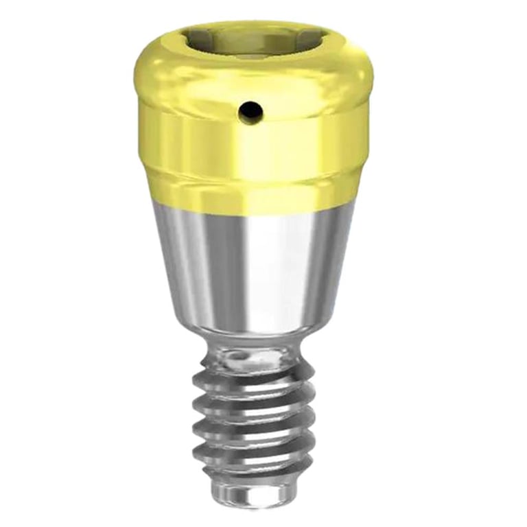 Preat PreatLoc ZrN-Coated Regular Overdenture Attachment Abutment, 1.0mm, Hiossen ETIII
