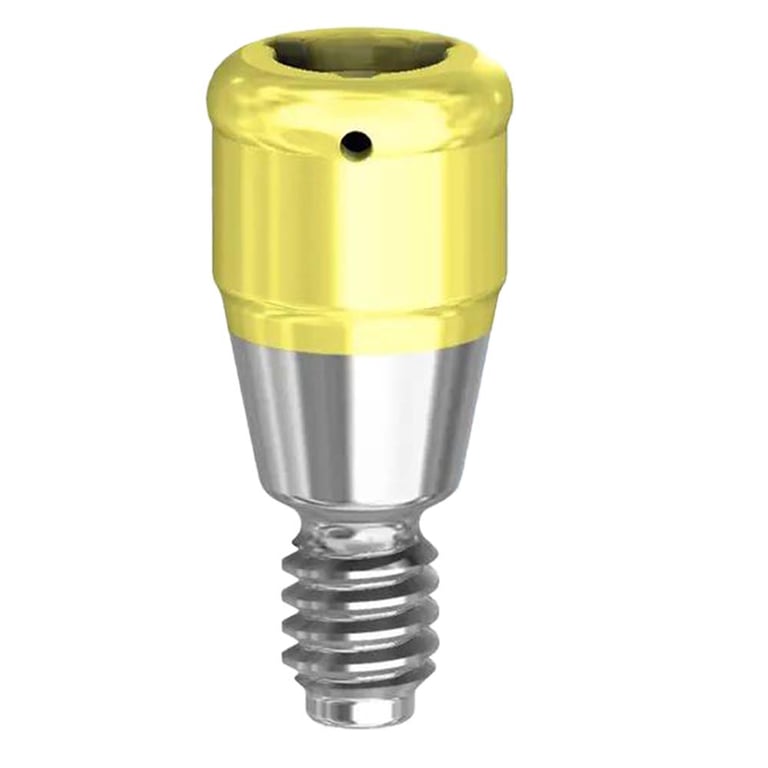 Preat PreatLoc ZrN-Coated Regular Overdenture Attachment Abutment, 2.0mm, Hiossen ETIII