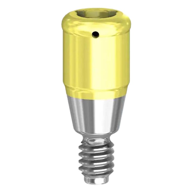 Preat PreatLoc ZrN-Coated Regular Overdenture Attachment Abutment, 3.0mm, Hiossen ETIII