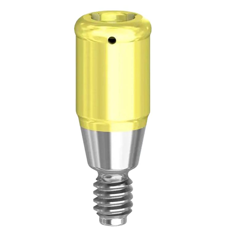 Preat PreatLoc ZrN-Coated Regular Overdenture Attachment Abutment, 4.0mm, Hiossen ETIII