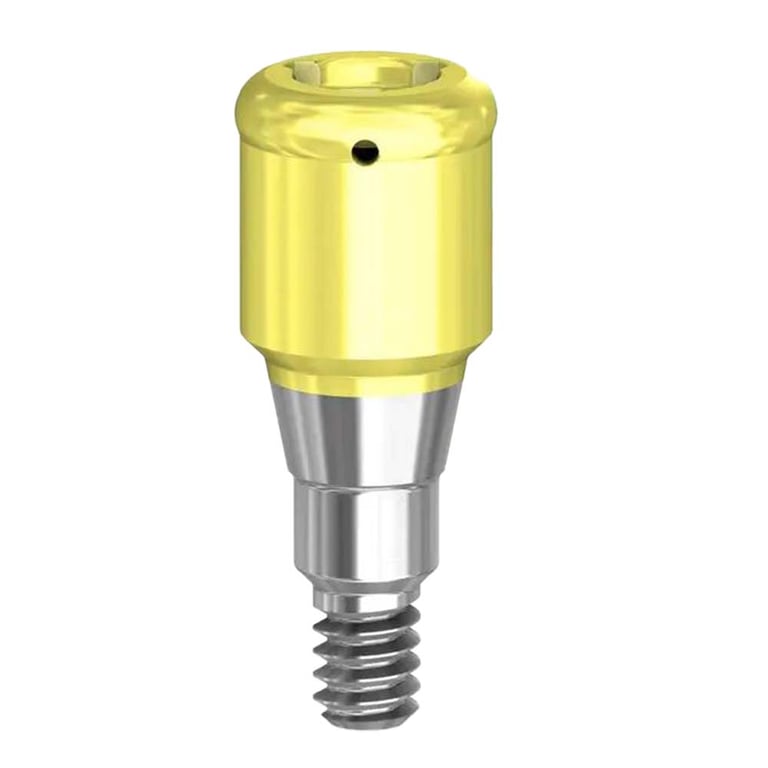Preat PreatLoc ZrN-Coated 3.6mm Overdenture Attachment Abutment, 2.0mm, Astra EV Compatible, 1/Pk