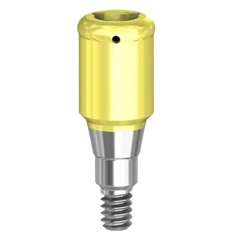 Preat PreatLoc ZrN-Coated 3.6mm Overdenture Attachment Abutment, 3.0mm, Astra EV Compatible, 1/Pk