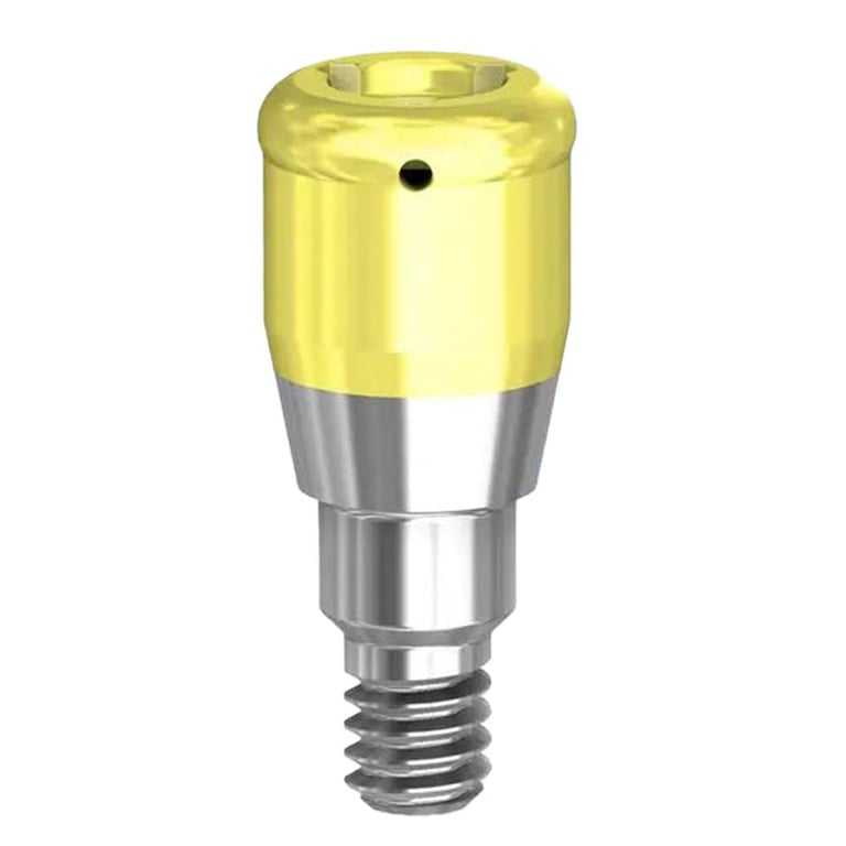 Preat PreatLoc ZrN-Coated 4.2mm Overdenture Attachment Abutment, 2.0mm, Astra EV Compatible, 1/Pk