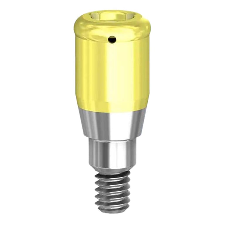 Preat PreatLoc ZrN-Coated 4.2mm Overdenture Attachment Abutment, 3.0mm, Astra EV Compatible, 1/Pk