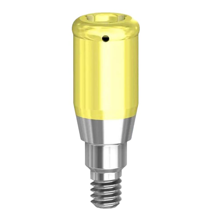 Preat PreatLoc ZrN-Coated 4.2mm Overdenture Attachment Abutment, 4.0mm, Astra EV Compatible, 1/Pk