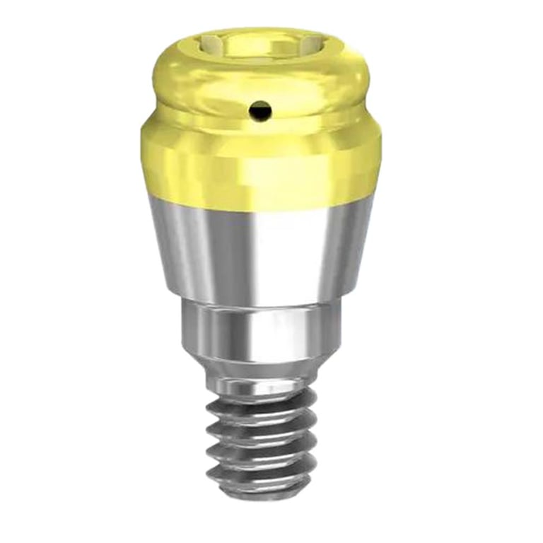 Preat PreatLoc ZrN-Coated 4.8mm Overdenture Attachment Abutment, 1.0mm, Astra EV Compatible, 1/Pk