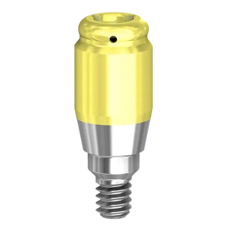 Preat PreatLoc ZrN-Coated 4.8mm Overdenture Attachment Abutment, 4.0mm, Astra EV Compatible, 1/Pk