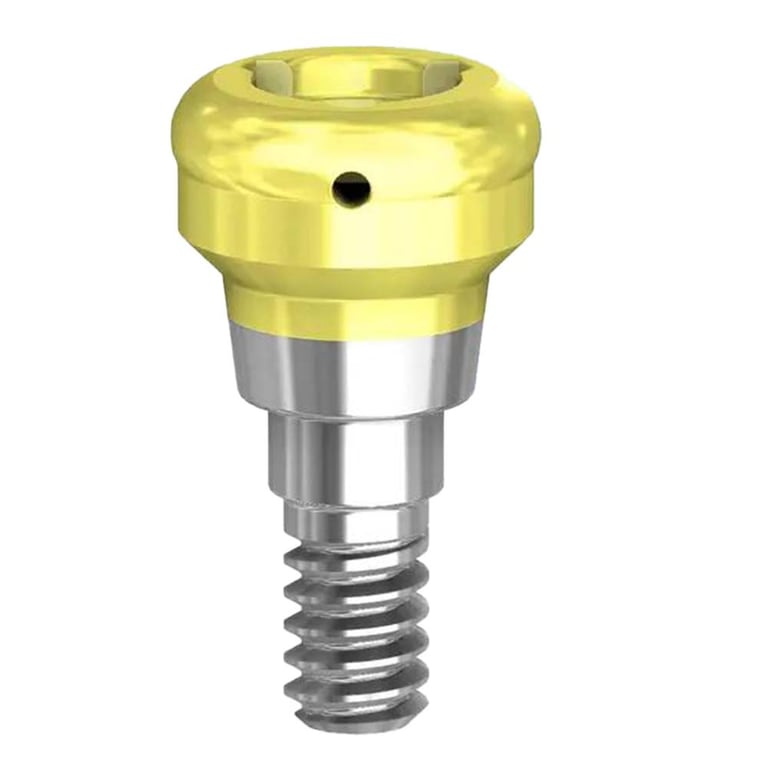 Preat PreatLoc ZrN-Coated RB/WB Overdenture Attachment Abutment, 1.0mm, Straumann BLX Compatible