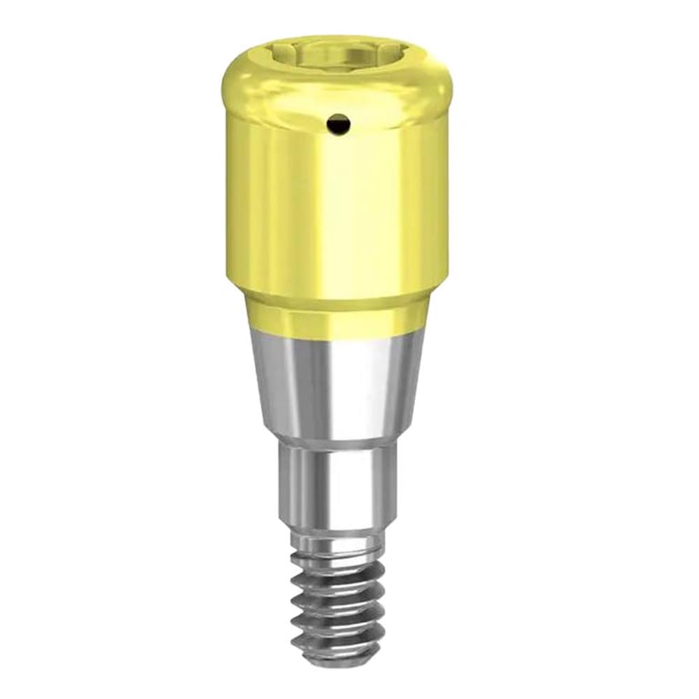 Preat PreatLoc ZrN-Coated GM Overdenture Attachment Abutment, 2.5mm, Neodent Compatible, 1/Pk