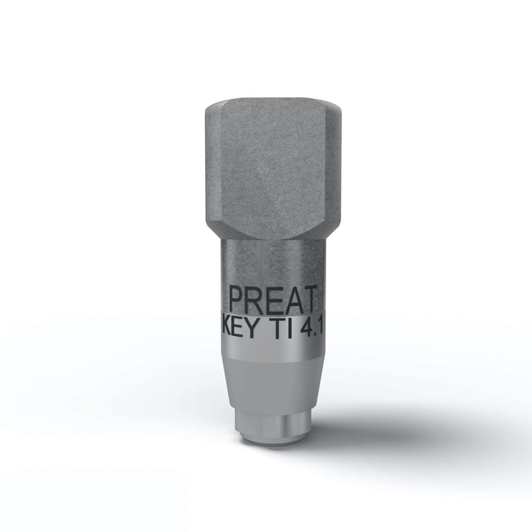 Preat Keystone TiLobe 4.1 mm Titanium Scan Body, 1/Pk. Ideal for scanning intraorally