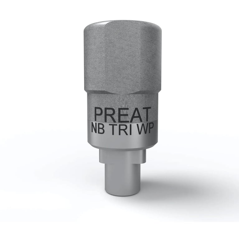 Preat Nobel Biocare Tri-Lobe Compatible WP 5.0 mm Titanium Scan Body, 1/Pk. Ideal for scanning