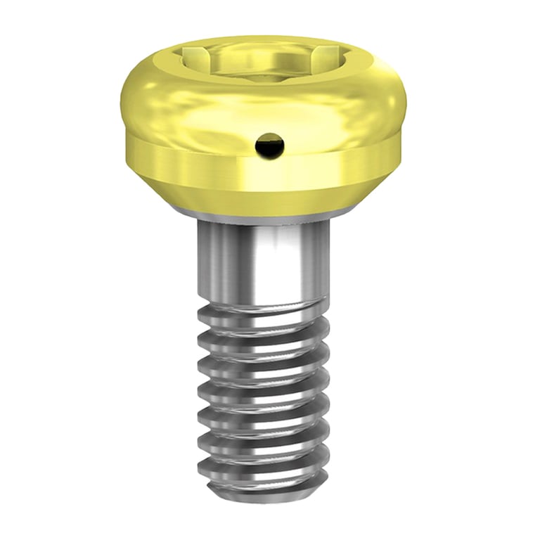 PreatLoc ZrN-Coated 3.5mm Overdenture Attachment Abutment, 0.0mm, Zimmer TSV Compatible, 1/Pk
