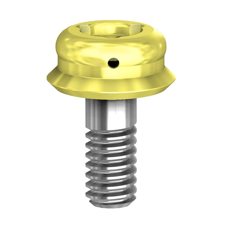 PreatLoc ZrN-Coated 4.5mm Overdenture Attachment Abutment, 0.0mm, Zimmer TSV Compatible, 1/Pk
