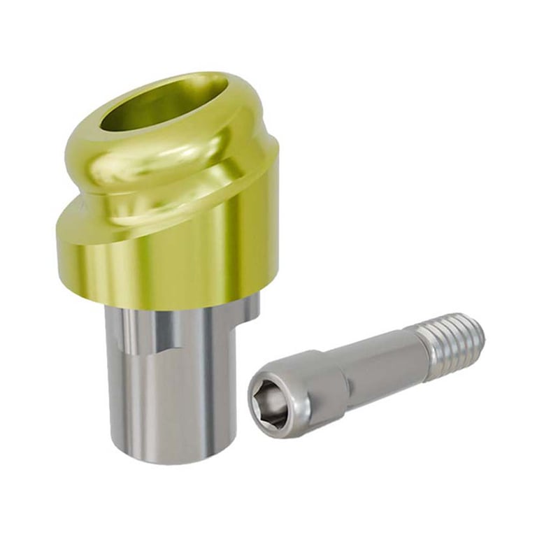PreatLoc ZrN-Coated RP Overdenture Abutment, 1.0mm GH, 18° Nobel Biocare Tri-Lobe Compatible