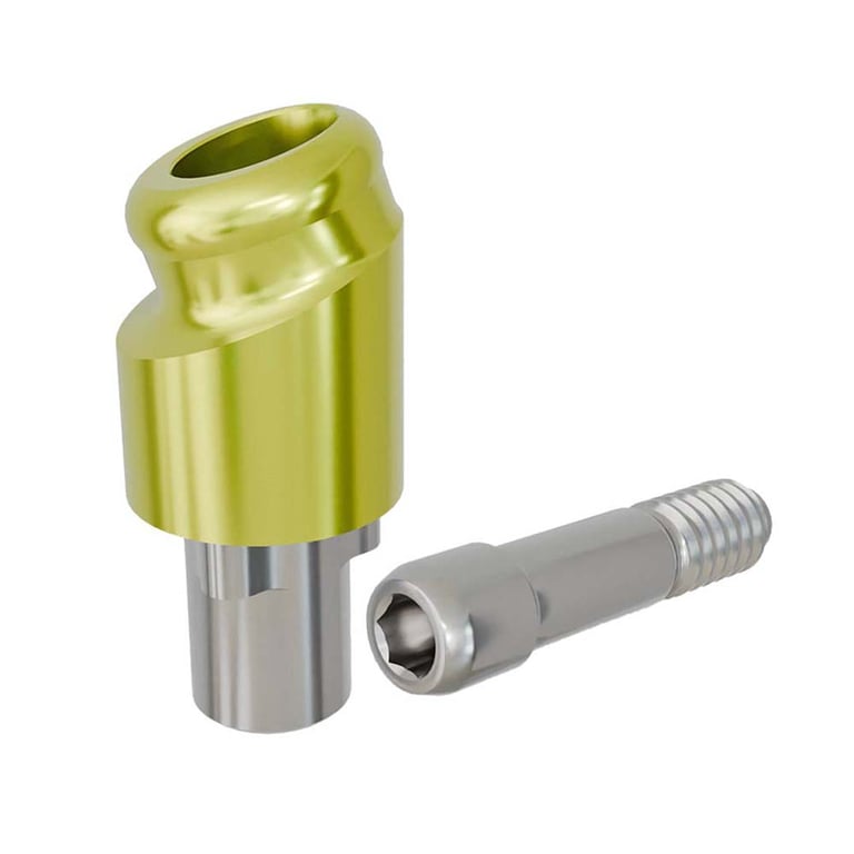 PreatLoc ZrN-Coated RP Overdenture Abutment, 3.0mm GH, 18° Nobel Biocare Tri-Lobe Compatible