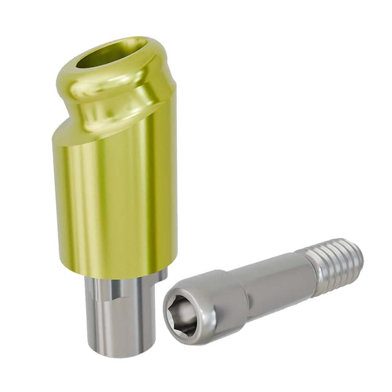 PreatLoc ZrN-Coated RP Overdenture Abutment, 5.0mm GH, 18° Nobel Biocare Tri-Lobe Compatible