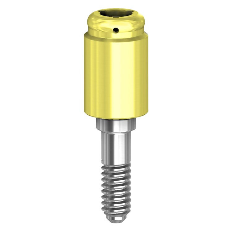 PreatLoc ZrN-Coated RP Overdenture Attachment Abutment, 5.0mm, NobelBiocare Tri-Lobe Compatible