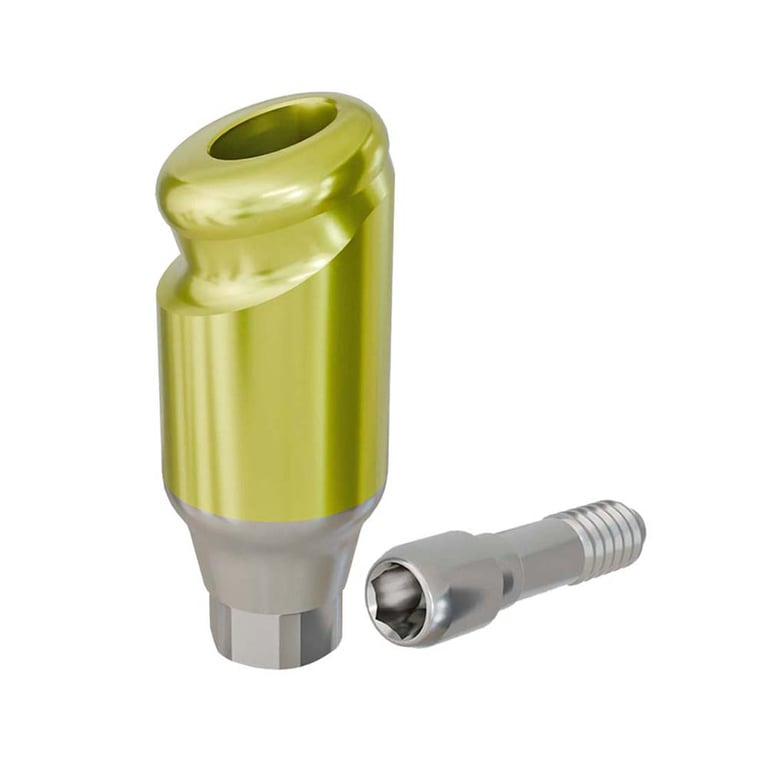 PreatLoc ZrN-Coated NP Overdenture Abutment, 5.0mm GH, 18° NobelActive/Conical Compatible, 1/Pk