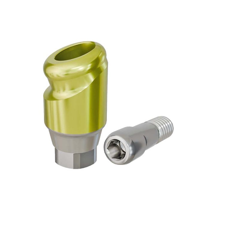 PreatLoc ZrN-Coated RP Overdenture Abutment, 3.0mm GH, 18° NobelActive/Conical Compatible, 1/Pk