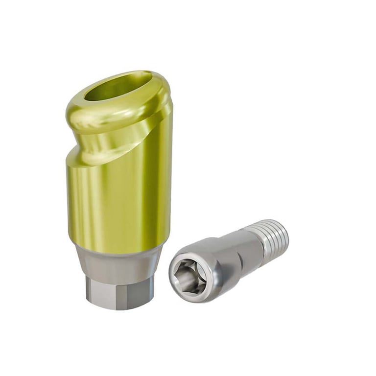 PreatLoc ZrN-Coated RP Overdenture Abutment, 4.0mm GH, 18° NobelActive/Conical Compatible, 1/Pk