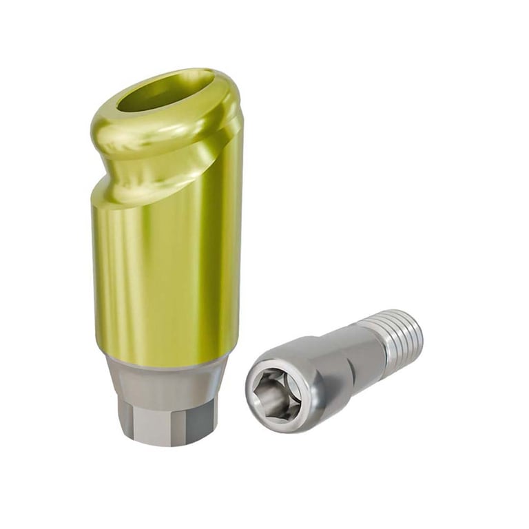 PreatLoc ZrN-Coated RP Overdenture Abutment, 5.0mm GH, 18° NobelActive/Conical Compatible, 1/Pk