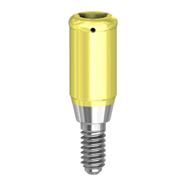 PreatLoc ZrN-Coated RP Overdenture Attachment Abutment, 5.0mm, Nobel Active Conical Compatible