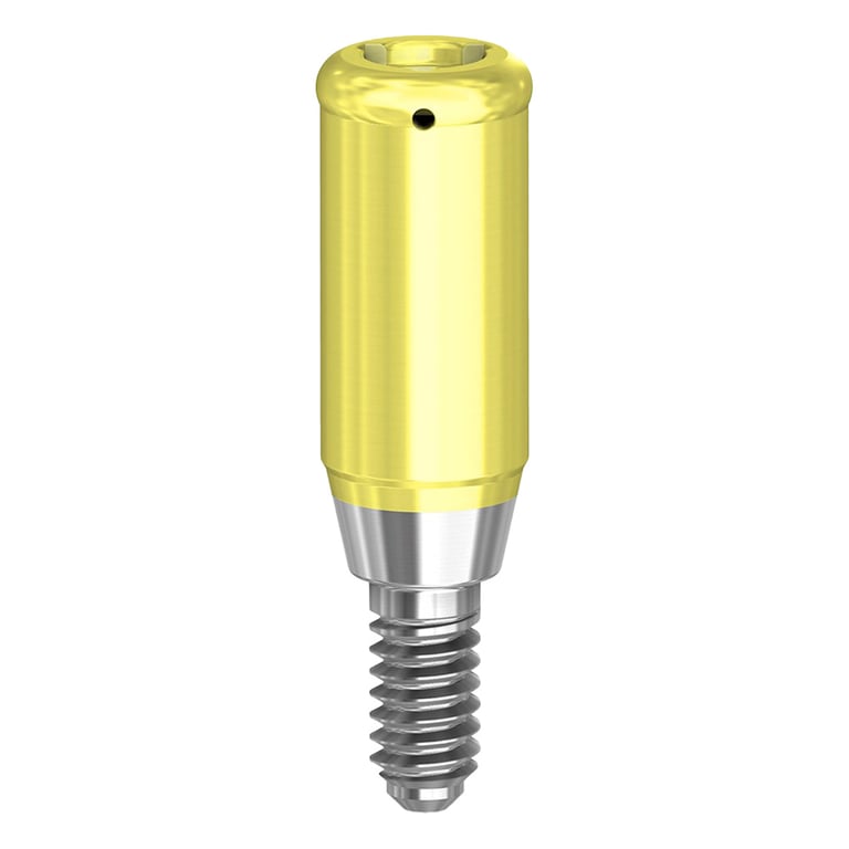 PreatLoc ZrN-Coated RP Overdenture Attachment Abutment, 6.0mm, Nobel Active Conical Compatible