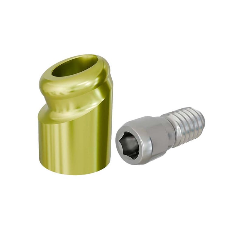 PreatLoc ZrN-Coated RP Overdenture Abutment, 3.0mm GH, 18° Nobel Branemark Compatible, 1/Pk