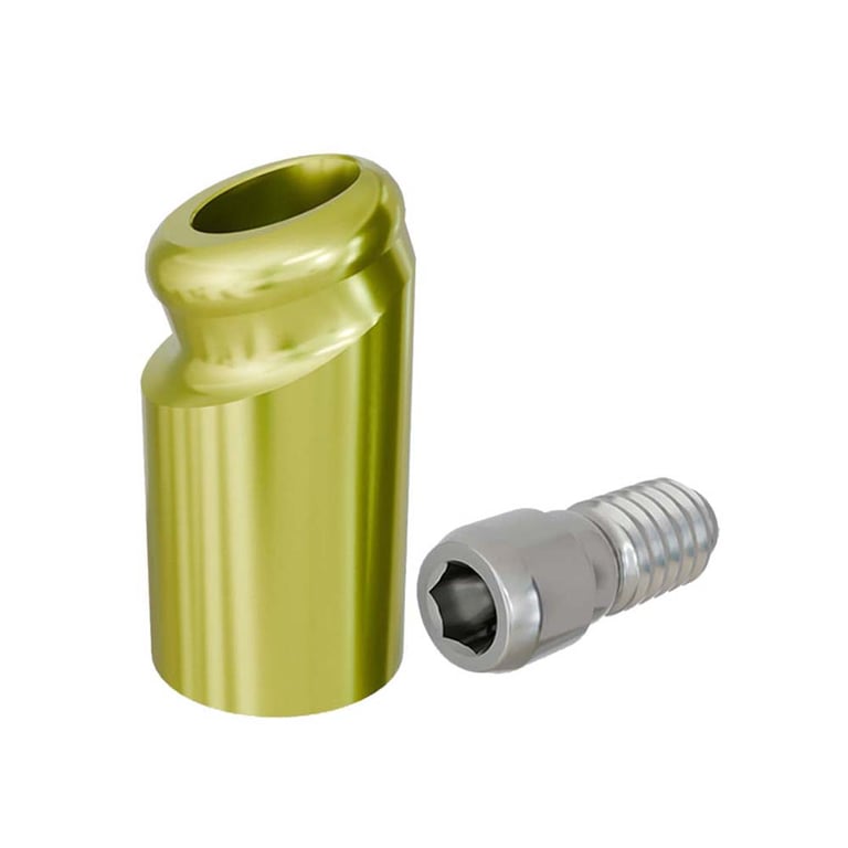 PreatLoc ZrN-Coated RP Overdenture Abutment, 5.0mm GH, 18° Nobel Branemark Compatible, 1/Pk