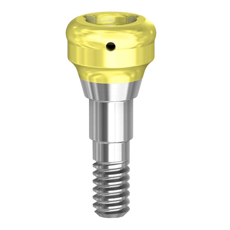 PreatLoc ZrN-Coated NC Overdenture Attachment Abutment, 1.0mm, Straumann BL Compatible, 1/Pk
