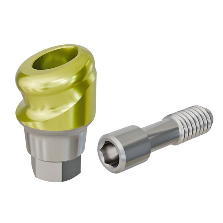 PreatLoc ZrN-Coated Overdenture Abutment, 1.5mm GH, 18° MegaGen AnyRidge Compatible, 1/Pk