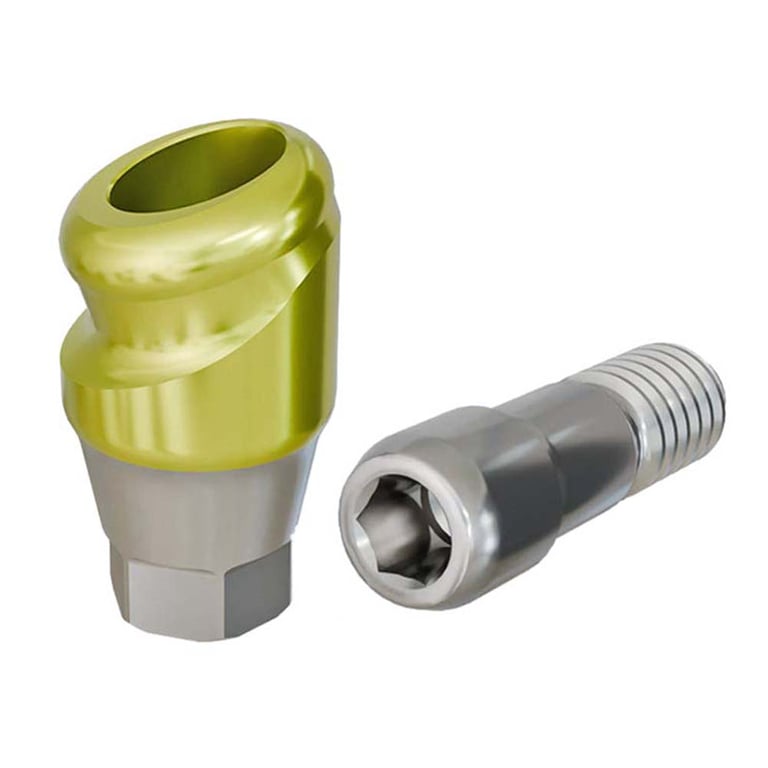 PreatLoc ZrN-Coated Regular Overdenture Abutment, 2.0mm GH, 18° Hiossen ETIII Compatible, 1/Pk