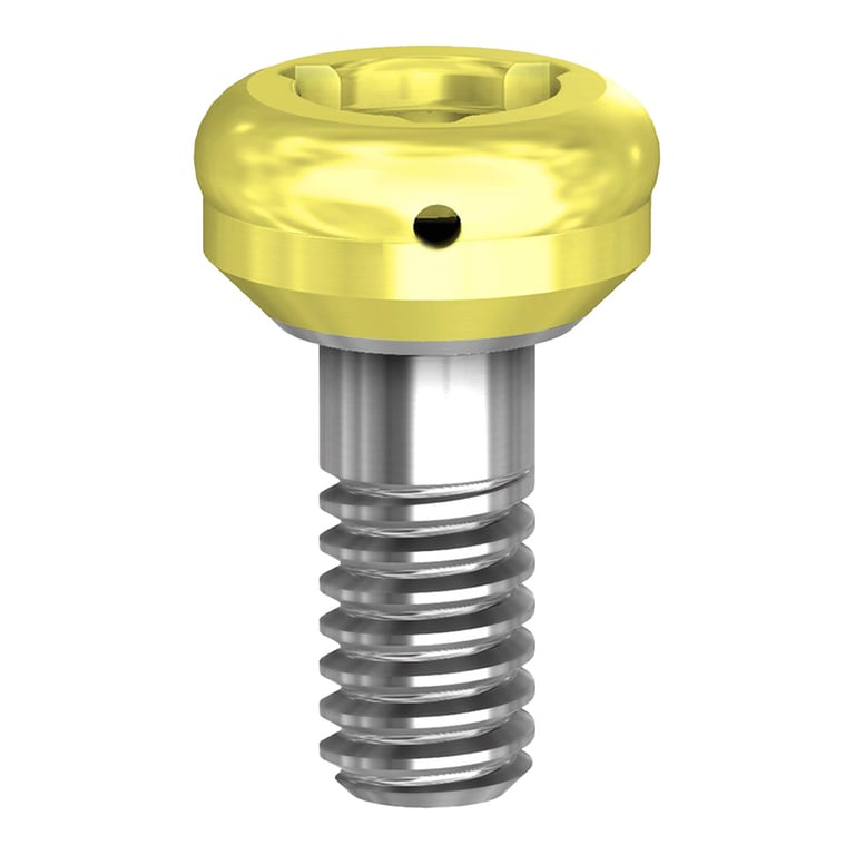 PreatLoc ZrN-Coated 3.5mm Overdenture Attachment Abutment, 0.0mm, Bio Horizons Compatible, 1/Pk