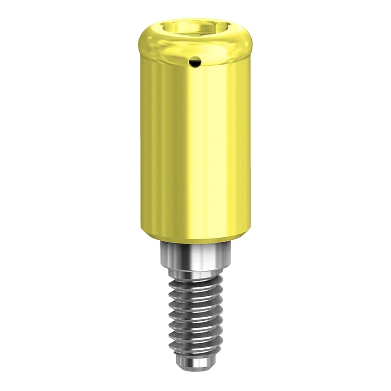 PreatLoc ZrN-Coated 3.5mm Overdenture Attachment Abutment, 5.5mm, Bio Horizons Compatible, 1/Pk