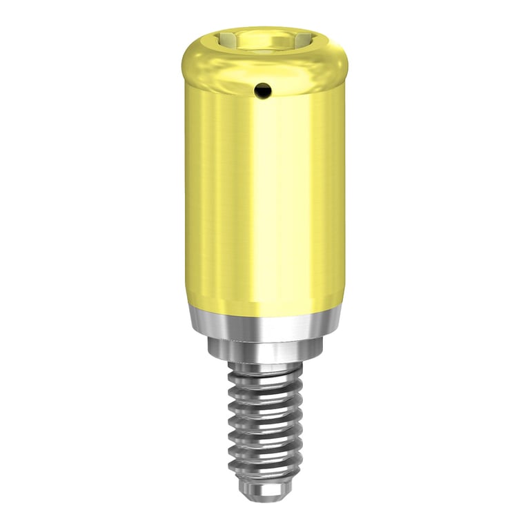PreatLoc ZrN-Coated 4.1mm Overdenture Attachment Abutment, 4.0mm, TiLobe Compatible, 1/Pk