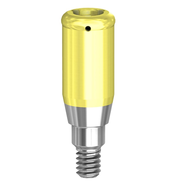 PreatLoc ZrN-Coated 4.2mm Overdenture Attachment Abutment, 5.0mm, Astra EV Compatible, 1/Pk