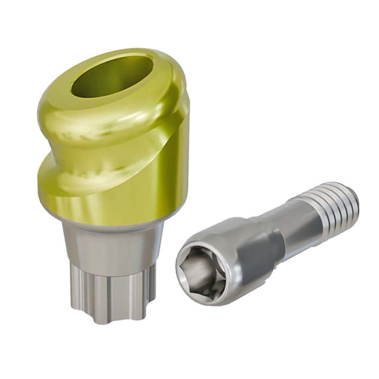 PreatLoc ZrN-Coated RB/WB Overdenture Abutment, 2.0mm GH, 18° Straumann BLX Compatible, 1/Pk