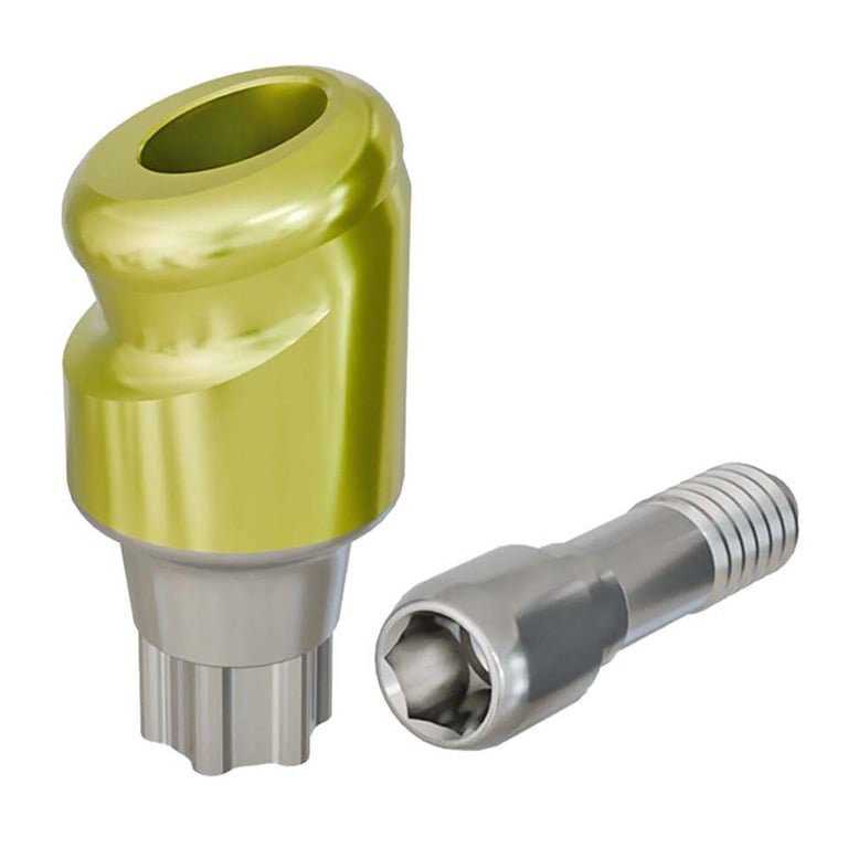 PreatLoc ZrN-Coated RB/WB Overdenture Abutment, 3.0mm GH, 18° Straumann BLX Compatible, 1/Pk
