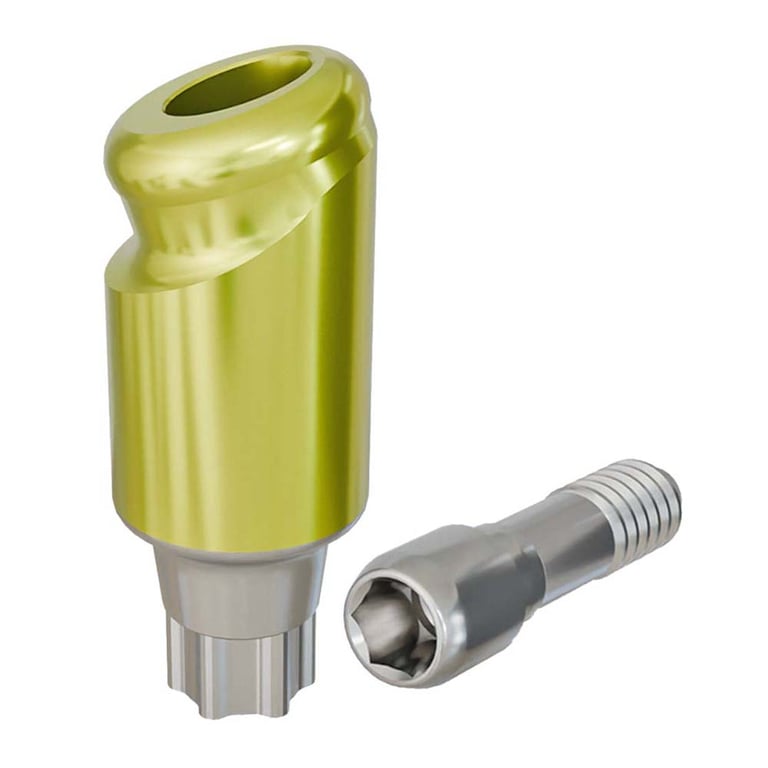 PreatLoc ZrN-Coated RB/WB Overdenture Abutment, 5.0mm GH, 18° Straumann BLX Compatible, 1/Pk