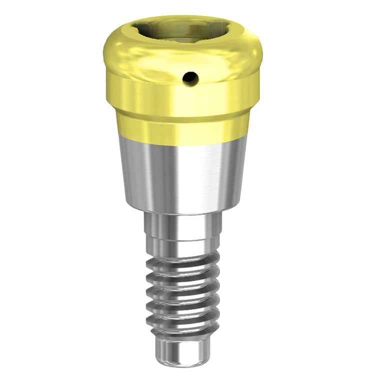 PreatLoc ZrN-Coated RP Overdenture Attachment Abutment, 1.0mm, MIS C1 Compatible, 1/Pk