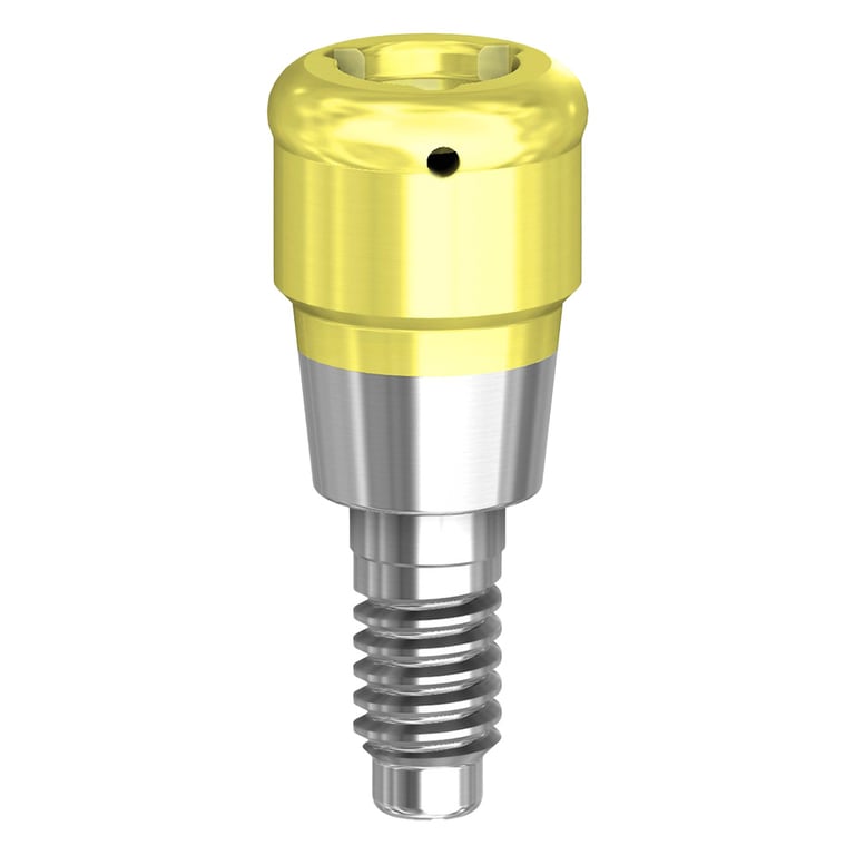 PreatLoc ZrN-Coated RP Overdenture Attachment Abutment, 2.0mm, MIS C1 Compatible, 1/Pk