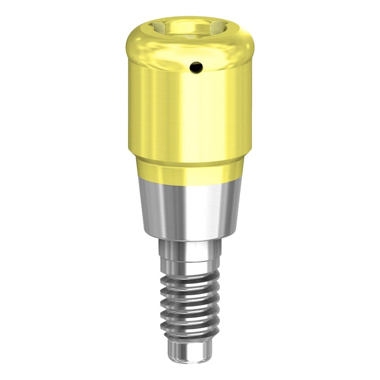 PreatLoc ZrN-Coated RP Overdenture Attachment Abutment, 3.0mm, MIS C1 Compatible, 1/Pk