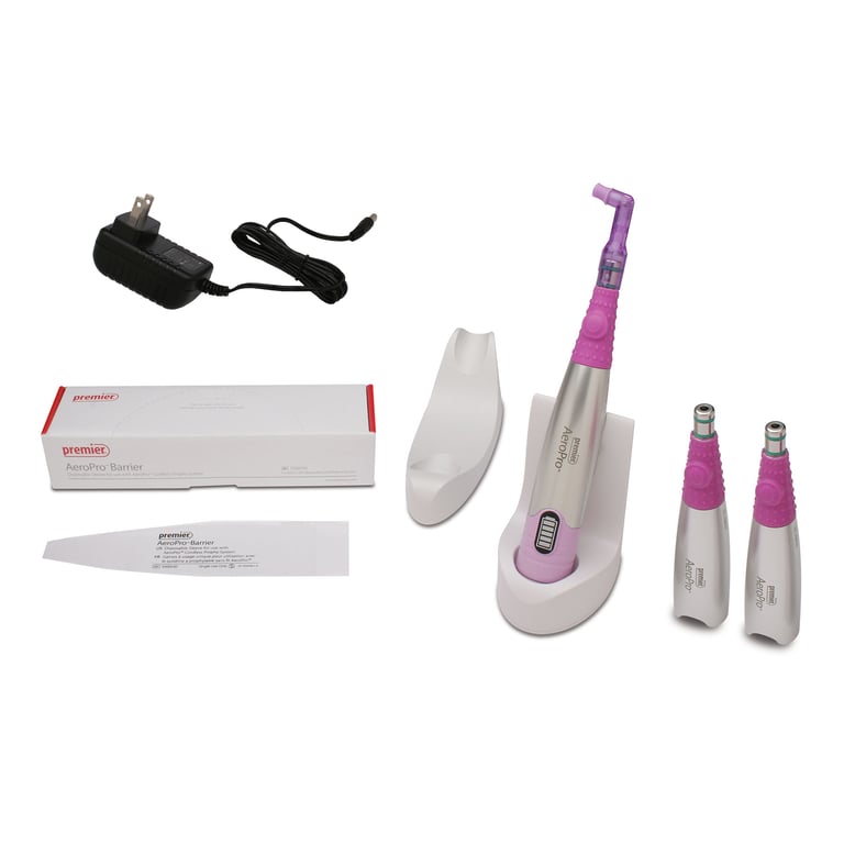 AeroPro Cordless Prophy Handpiece - Complete Package. Contains: 1 motor, 3 outer sheath, 1