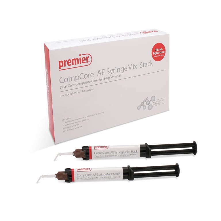CompCore SyringeMix CompCore AF SyringeMix STACK - Shade Blue - Automix Dual-Barrel Syringe