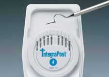 Cure-Thru IntegraPost Size 4 Refill, Light-transmitting zirconia glass fiber posts - A Simple