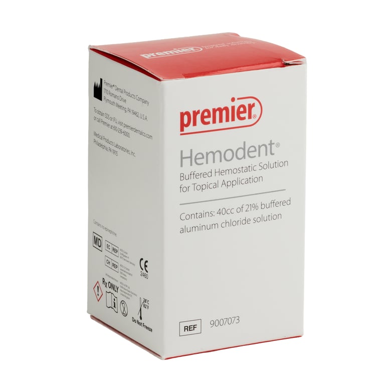 Hemodent Liquid, Buffered Aluminum Chloride witho