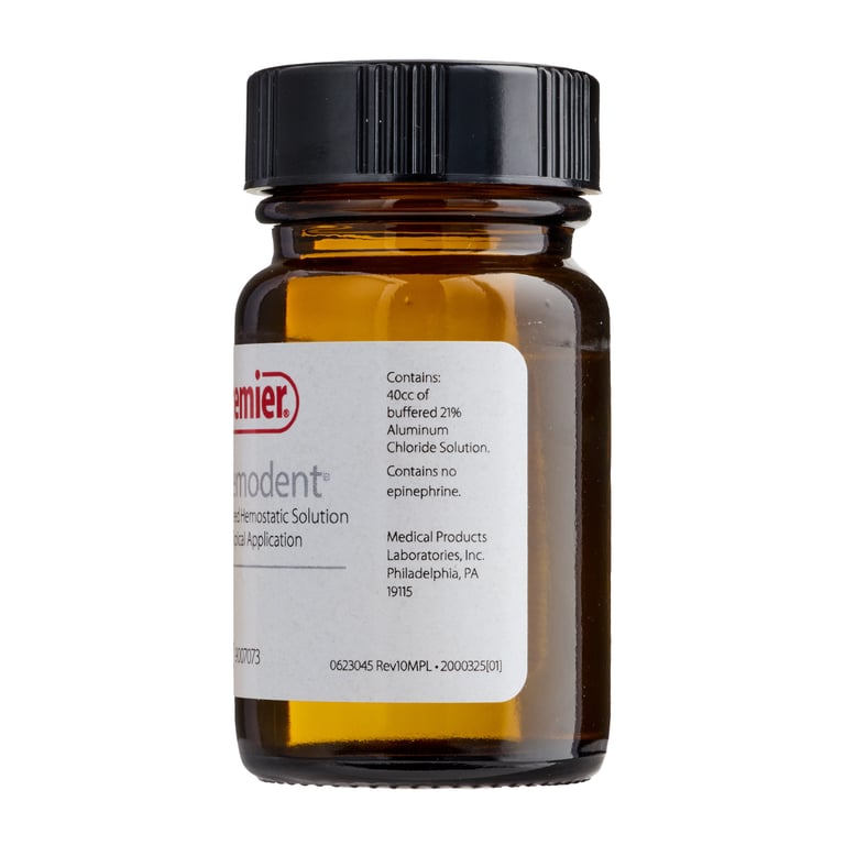 Hemodent Liquid, Buffered Aluminum Chloride witho