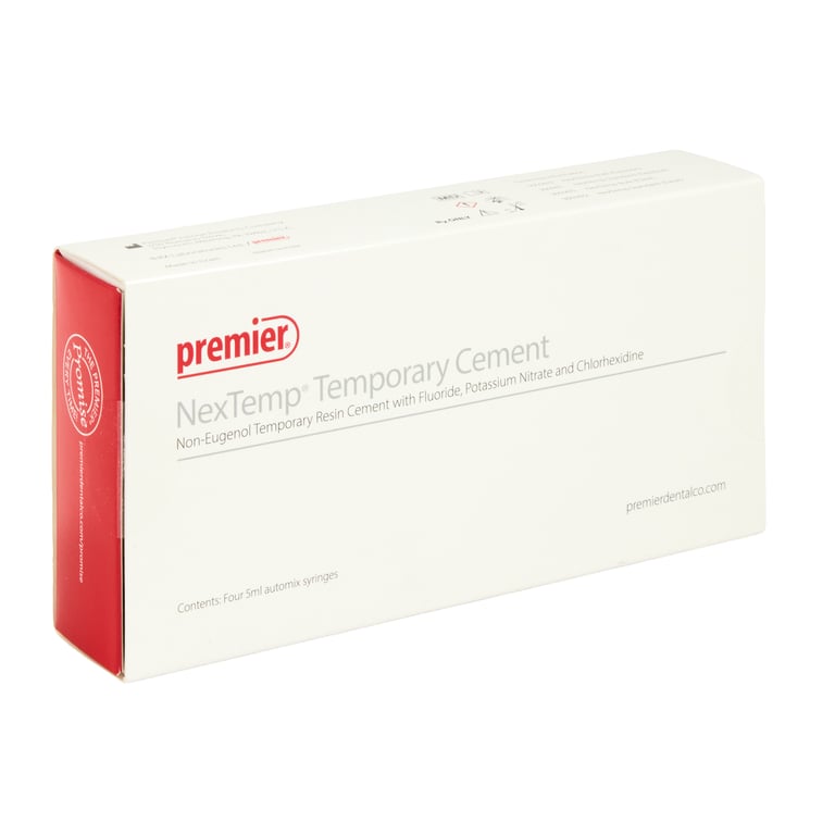 NexTemp Clear-Bulk 4x 5 ml Syringes. Non-Eugenol 